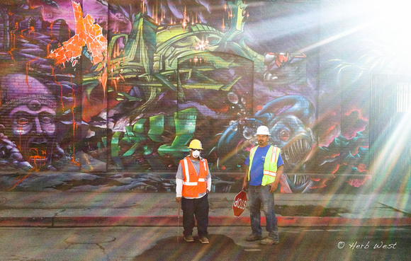Just another work zone in LA